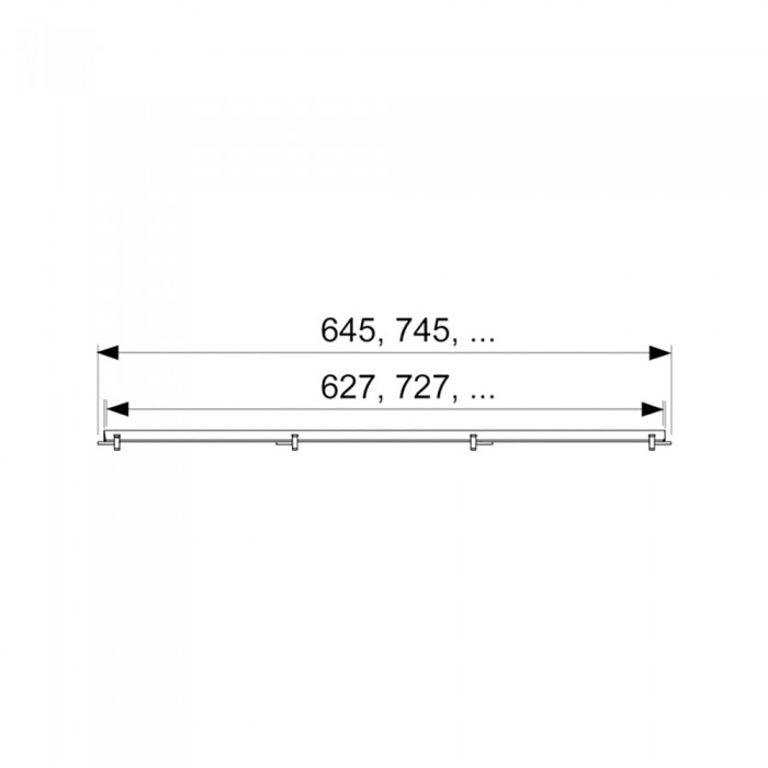 Основа для плитки TECEdrainlinе "plate" для слива из нержавеющей стали прямая 601270