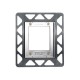 Монтажная рамка для установки стеклянных панелей TECEloop или TECEsquare Urinal на уровне стены Черный 9242647