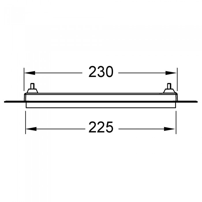 Монтажная рамка для установки стеклянных панелей TECEloop или TECEsquare на уровне стены Металлический 9240644