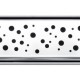 Решетка TECEdrainlinе "drops" для слива из нержавеющей стали прямая 600830