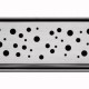 Решетка TECEdrainlinе "drops" для слива из нержавеющей стали прямая 600831