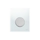 TECEloop Urinal панель смыва для писсуара стеклянная Хром матовый белый 9242659