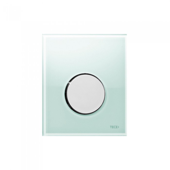 TECEloop Urinal панель смыва для писсуара стеклянная Хром глянцевый зеленый 9242653