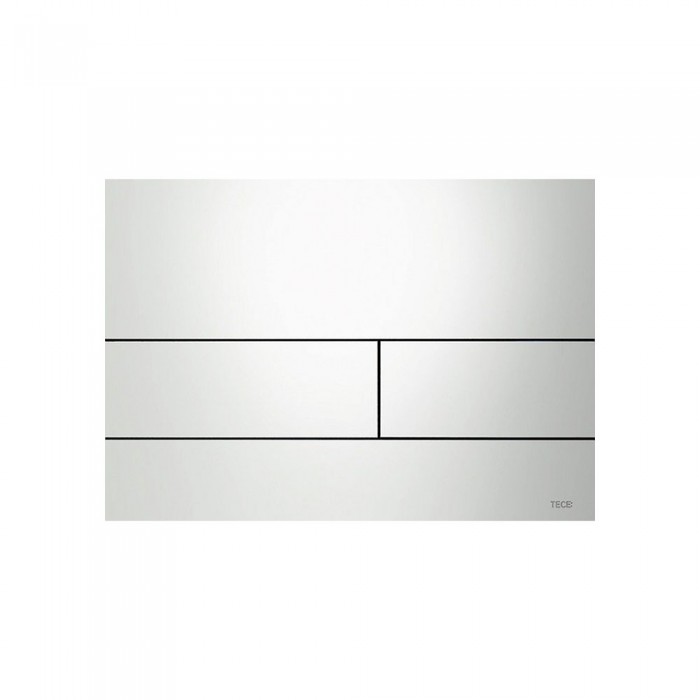 TECEsquare панель смыва с двумя клавишами металлическая Белый 9240812