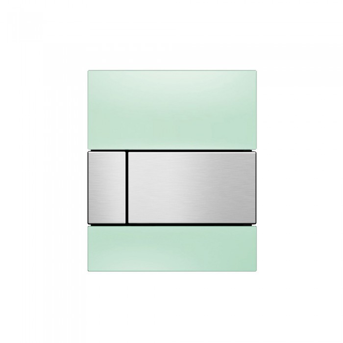 TECEsquare Urinal панель смыва для писсуара стеклянная Сталь зеленый 9242804