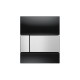 TECEsquare Urinal панель смыва для писсуара стеклянная Сталь чёрный 9242806