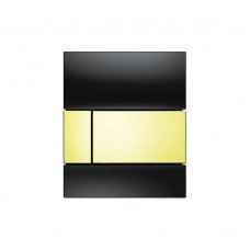 TECEsquare Urinal панель смыва для писсуара стеклянная Золотой чёрный 9242808