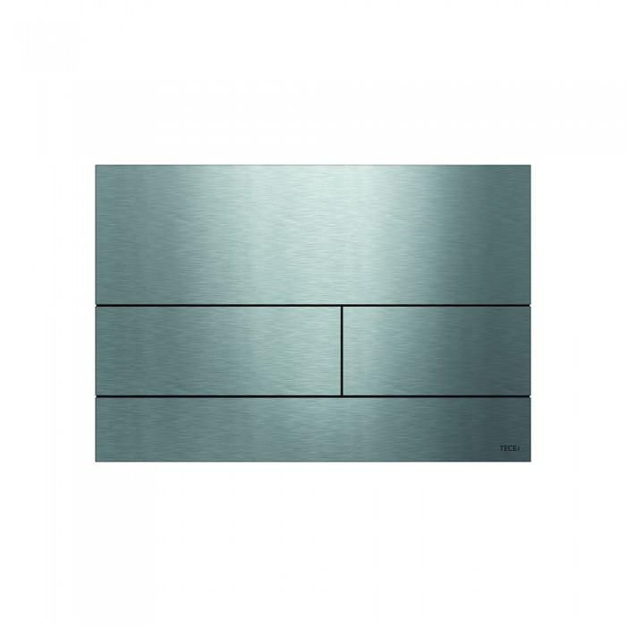 TECEsquare II панель смыва с двумя клавишами металлическая Нерж. сталь сатин 9240830