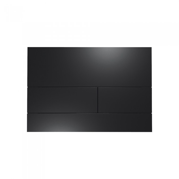 TECEsquare II панель смыва с двумя клавишами металлическая Черный матовая 9240833
