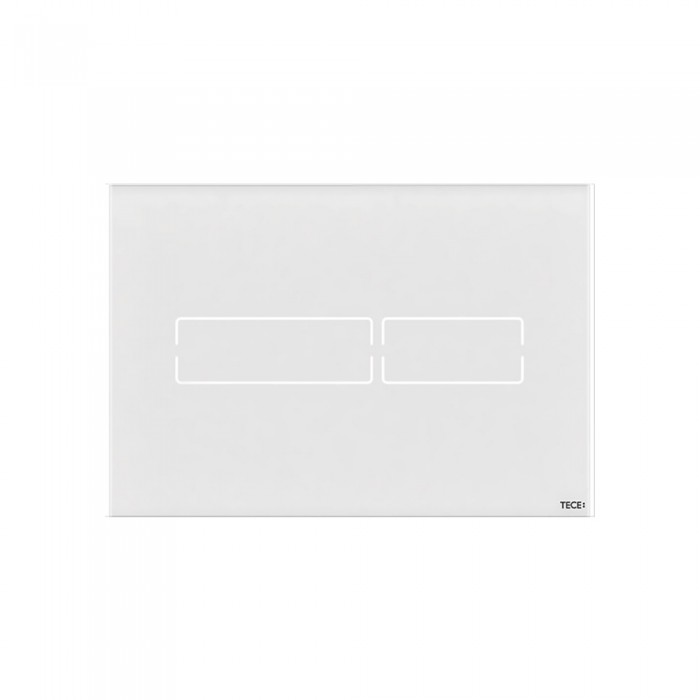 TECElux mini панель смыва стеклянная сенсорная Белый 9240960