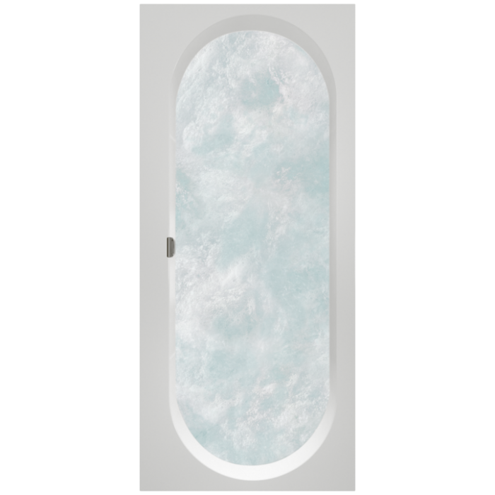 Villeroy & Boch Oberon 2.0 Ванна, с гидромассажем Special Combipool Invisible (IP), включая Подвод воды, 1800 x 800 mm, Альпийский белый UIP180OBR2B2V01