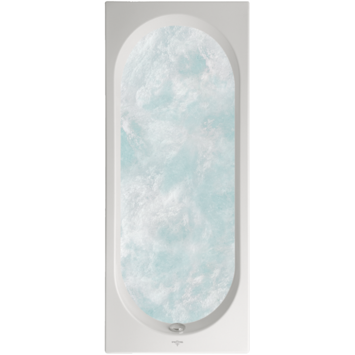 Villeroy & Boch O.novo Ванна, с гидромассажем Combipool Entry (CE), 1700 x 750 mm, Альпийский белый UCE170CAS2A1V01
