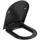 Villeroy & Boch Hommage Сиденье с крышкой для унитаза, с функцией автоматического опускания (SoftClosing), со снимаемым сиденьем (QuickRelease), Pure Black 8809S1R7