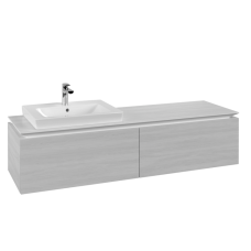 Villeroy & Boch Legato Тумба под раковину, 2 выдвижных ящика, 1600 x 380 x 500 mm, White Wood / White Wood B68800E8