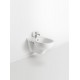 Villeroy & Boch O.novo Биде, настенный, 360 x 560 mm, Альпийский белый CeramicPlus 546000R1