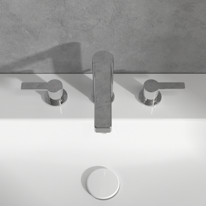 Смеситель для ванны или раковины Villeroy & Boch Architectura двухвентильный TVW10310811061