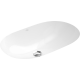 O.novo Раковина для установки под столешницу, 530 x 320 x 200 mm, Альпийский белый CeramicPlus, с переливом  416250R1